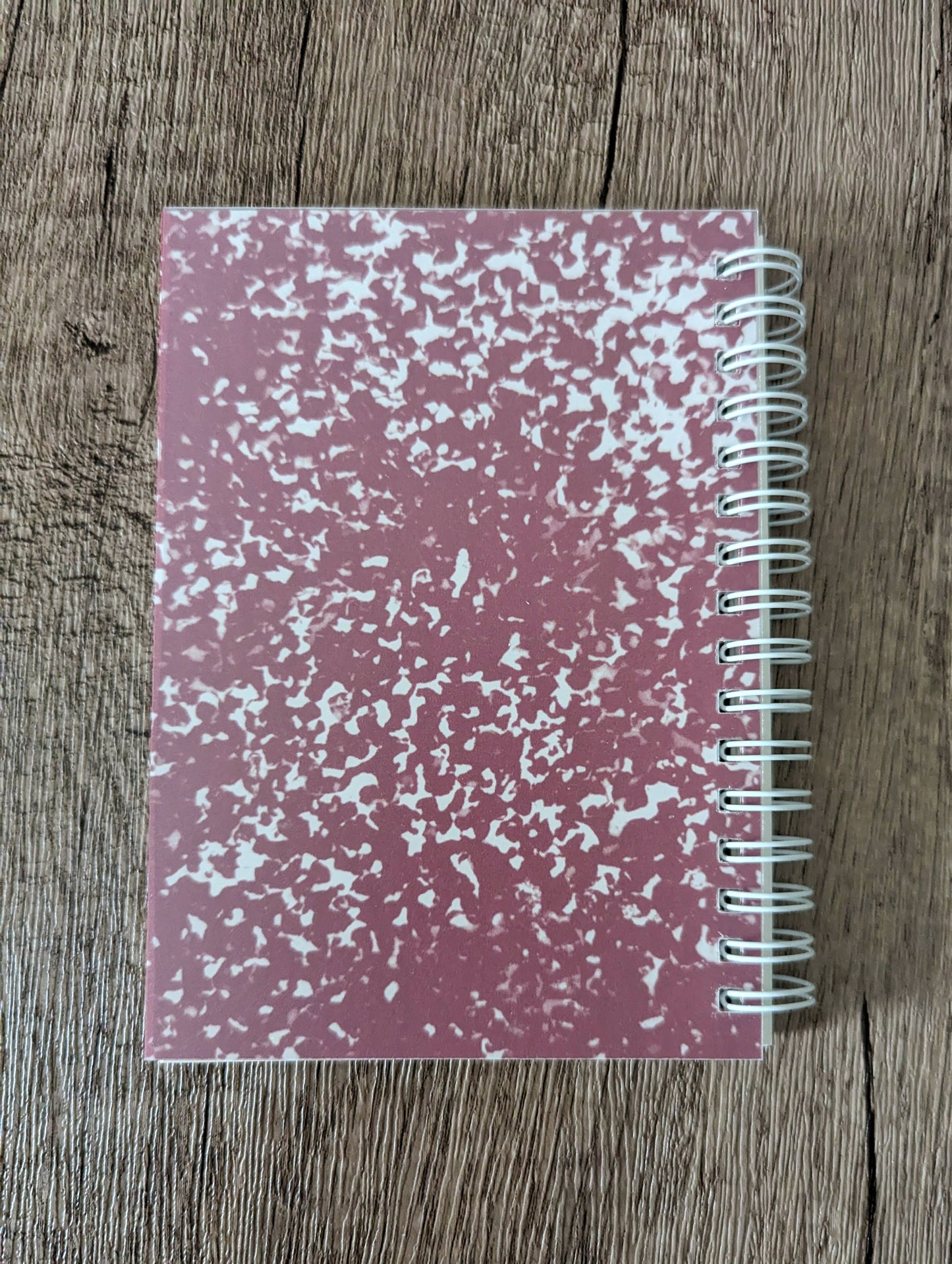 Red Composition Notebook - Reusable Sticker Book - 50 Pages
