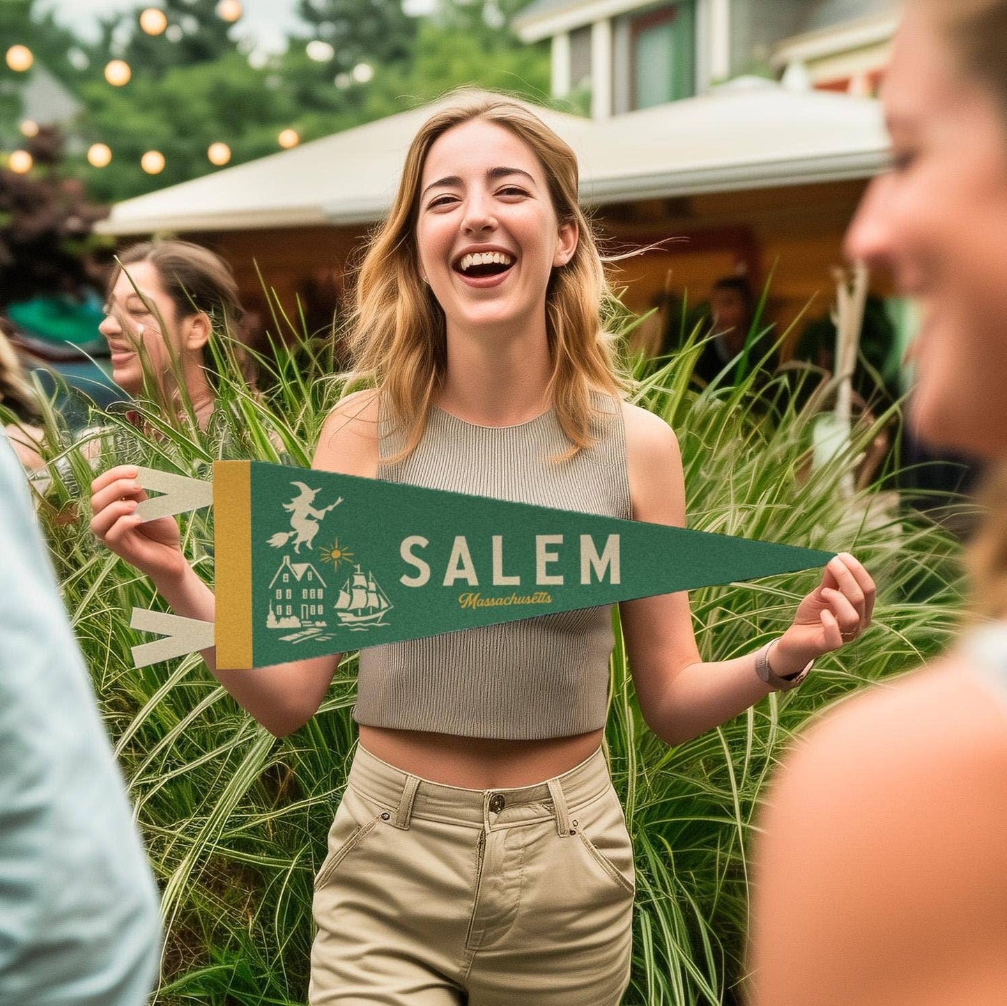 Salem Massachusetts Felt Pennant