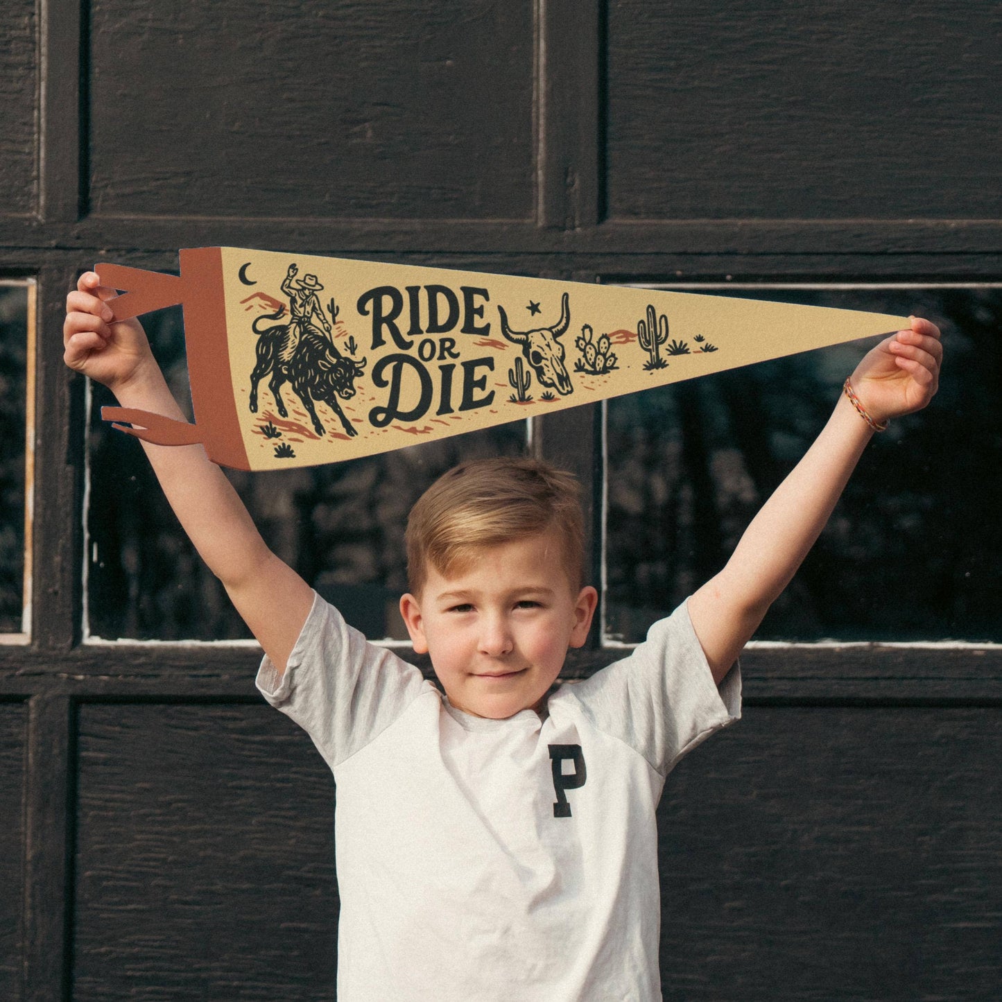 Ride or Die Felt Pennant