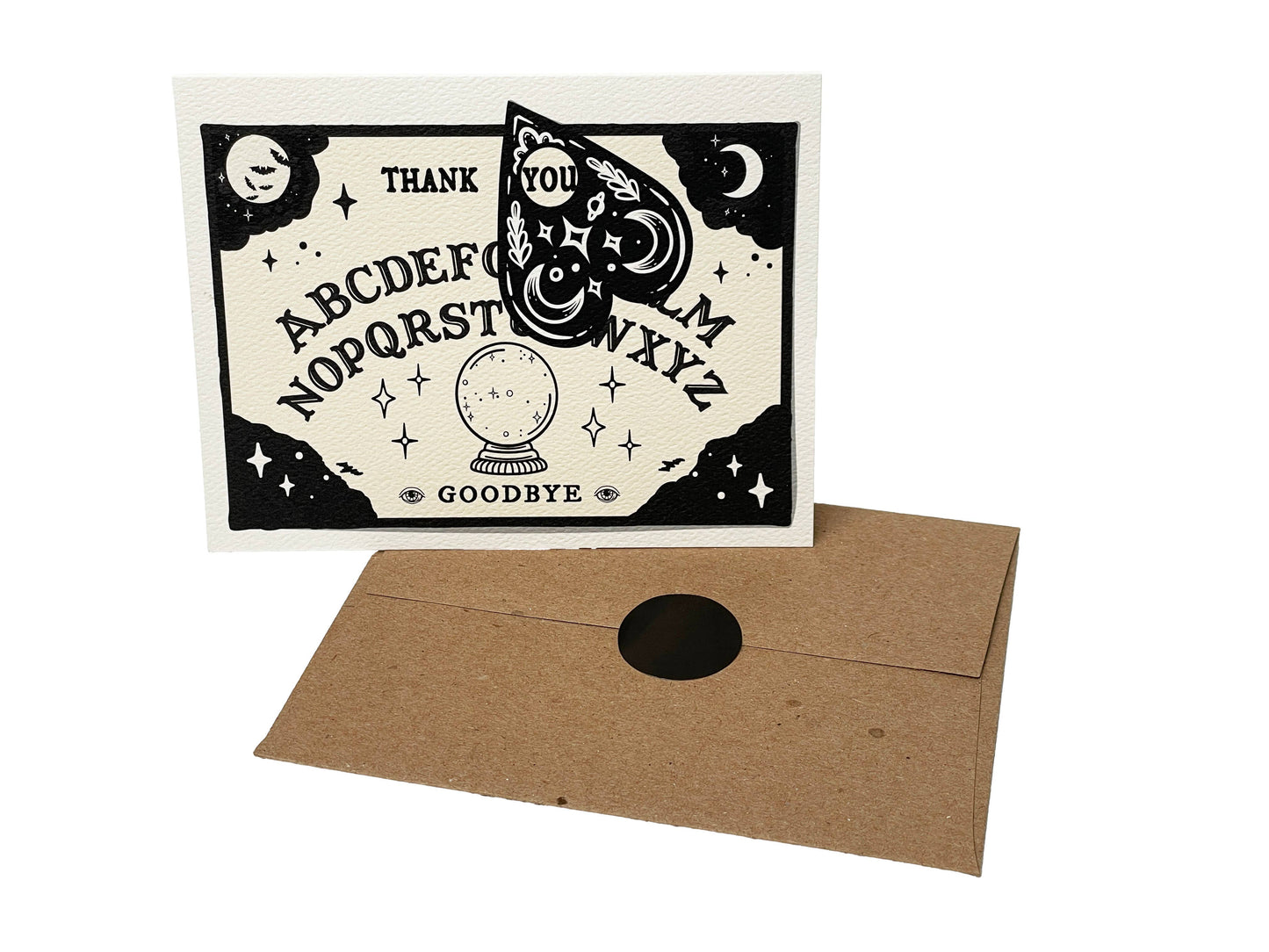 Ouija Board Thank You Greeting Card