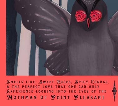 Rose Tinted Glasses Mothman Love Valentine’s Day Soy Candle