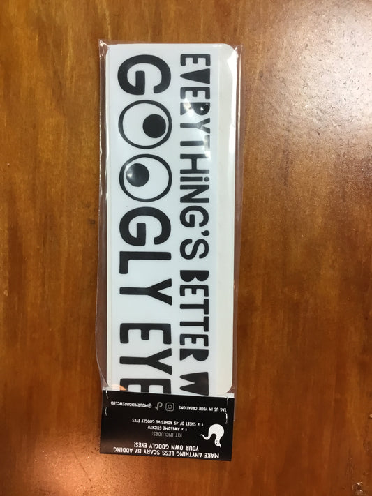 EVERYTHING'S BETTER WITH GOOGLY EYES - Sticker and Adhesive Googly Eye Pack