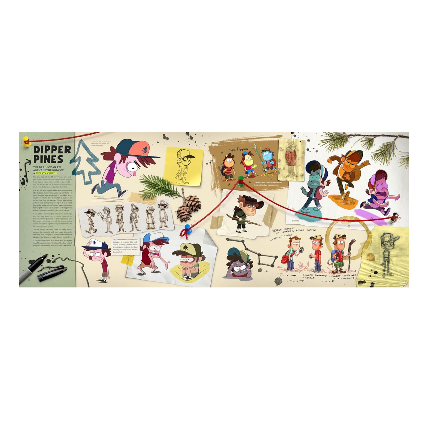 The Art Of Gravity Falls book