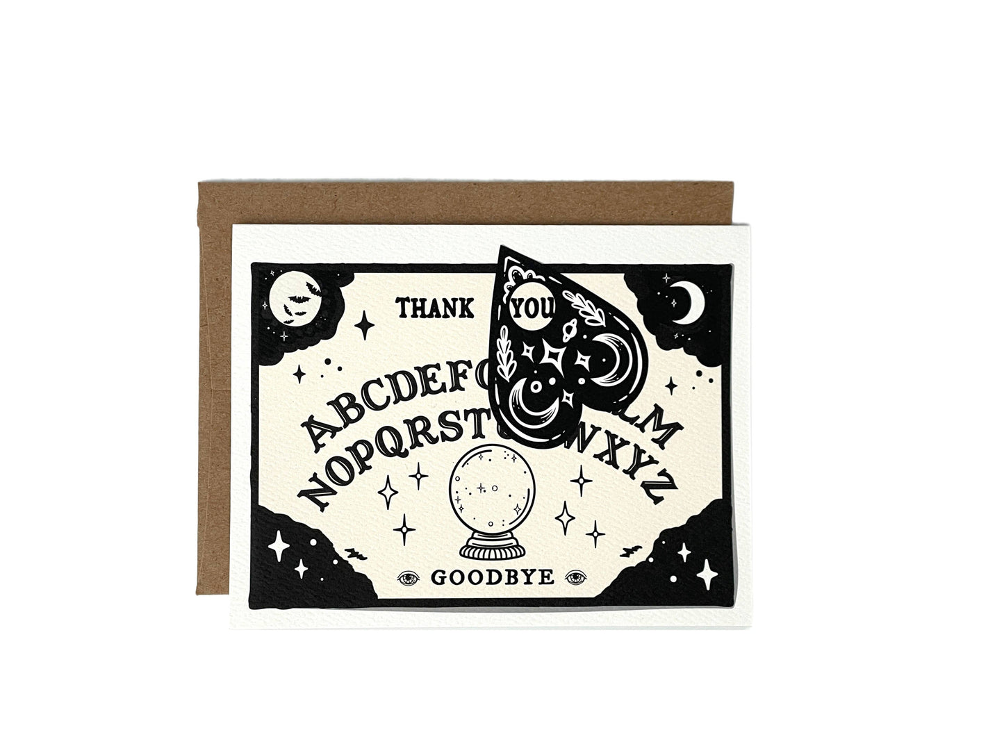 Ouija Board Thank You Greeting Card