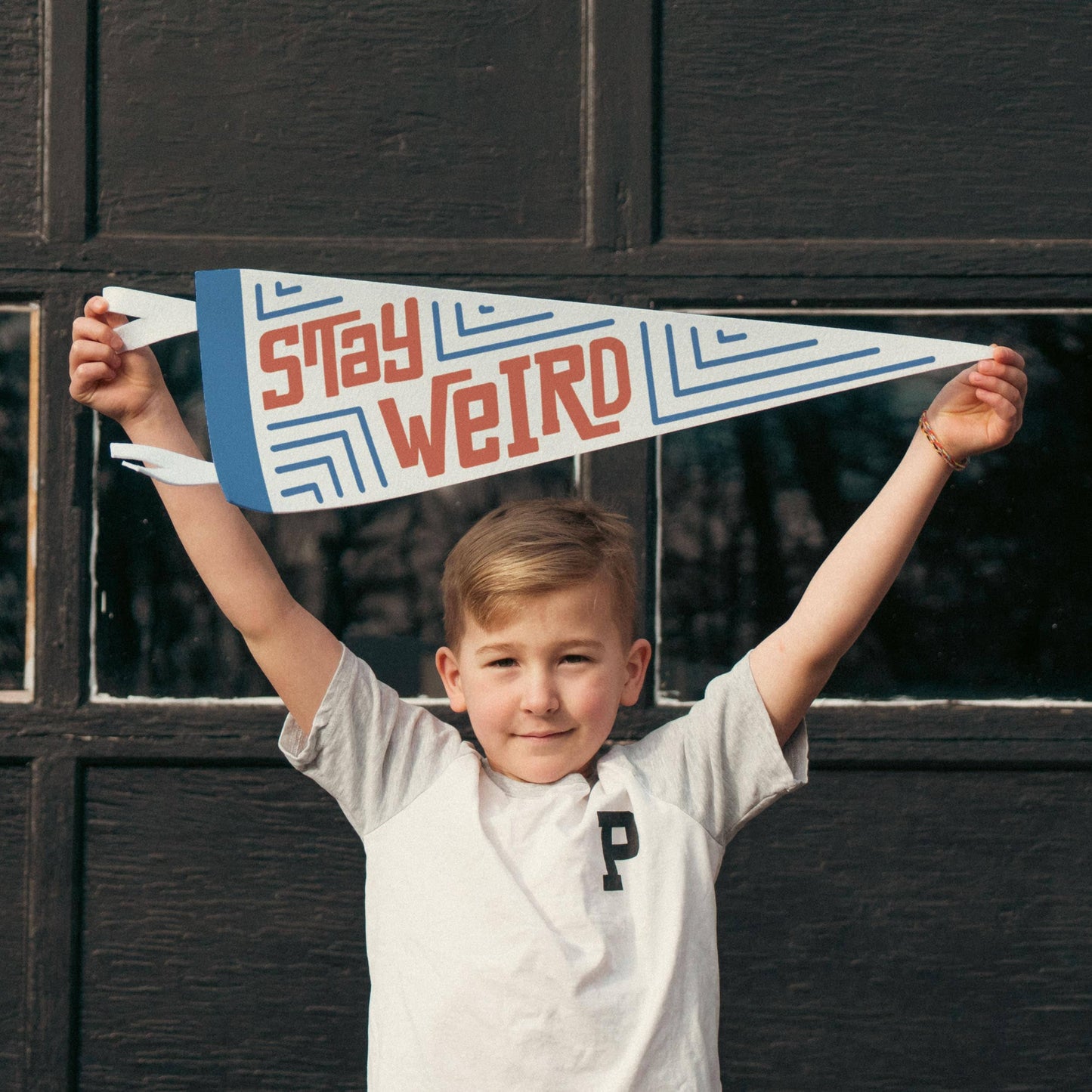Stay Weird Felt Pennant