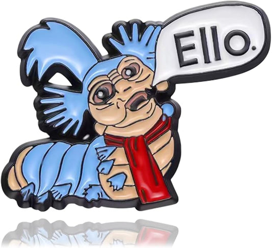 Labyrinth Worm Enamel Pin