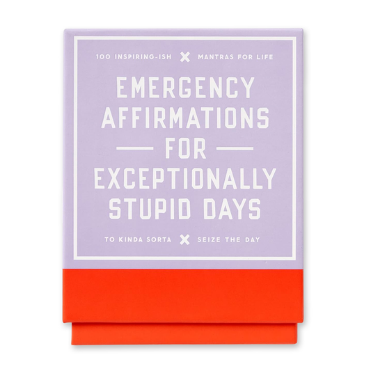 Brass Monkey Emergency Affirmations Exceptionally Stupid Days Card Deck