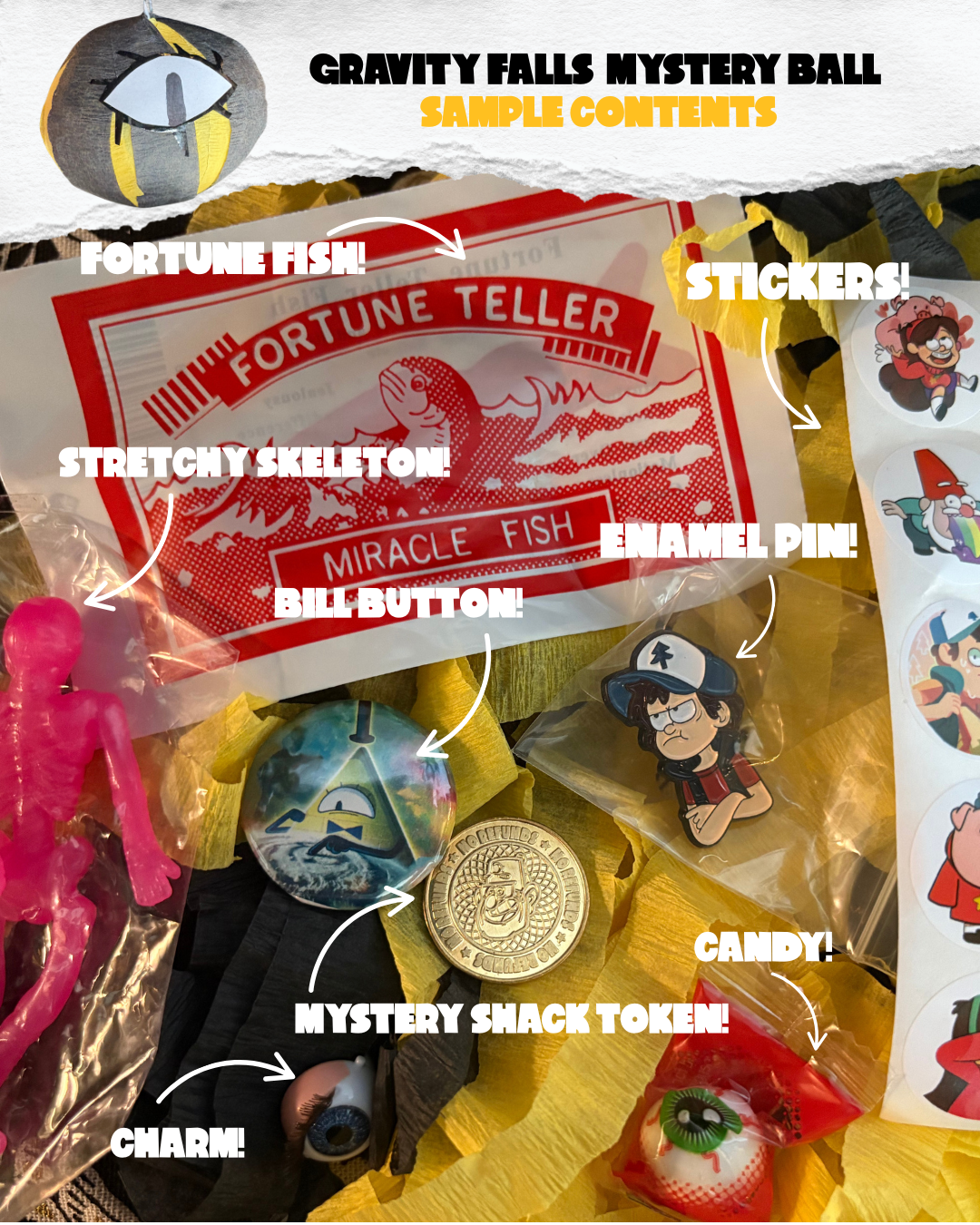 Gravity Falls-inpired Mystery Ball