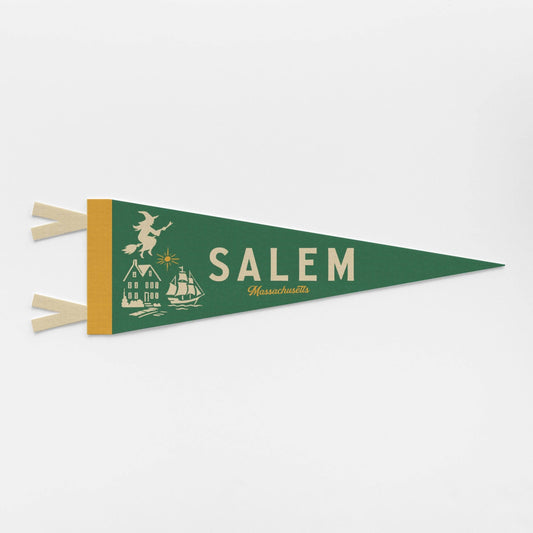 Salem Massachusetts Felt Pennant
