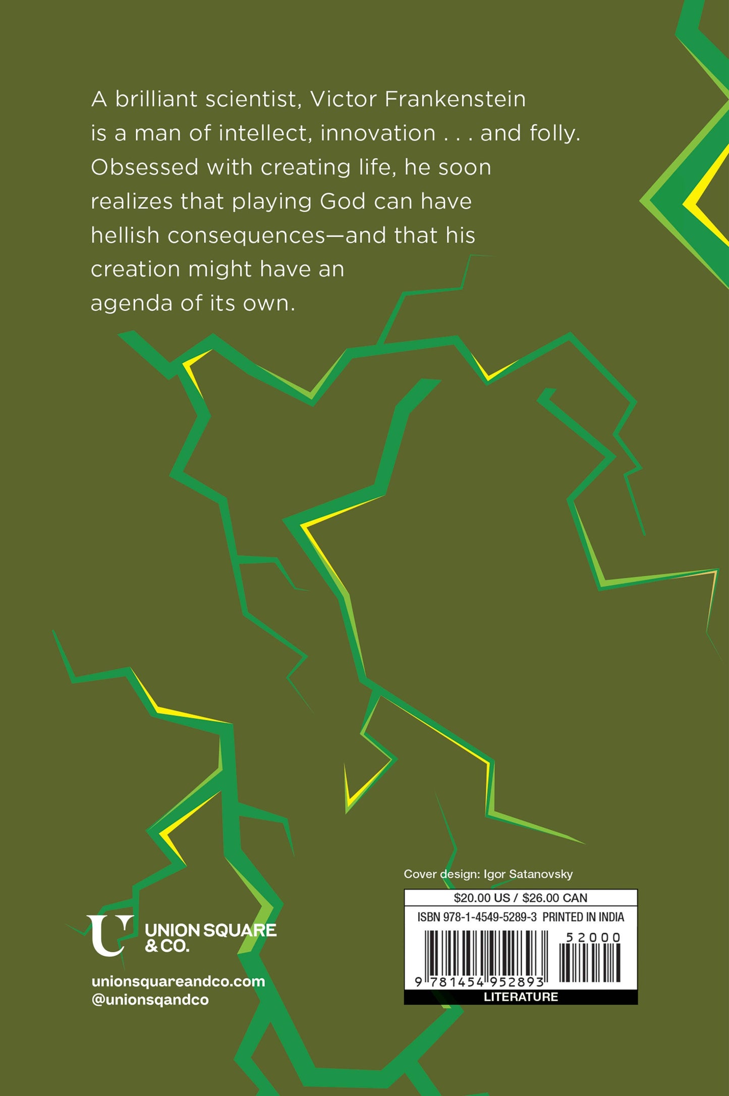 Frankenstein by Mary Shelley