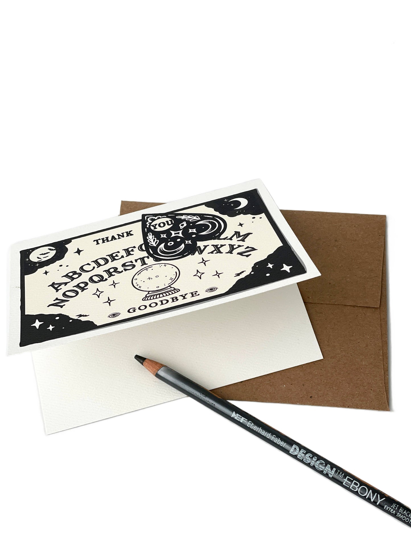 Ouija Board Thank You Greeting Card
